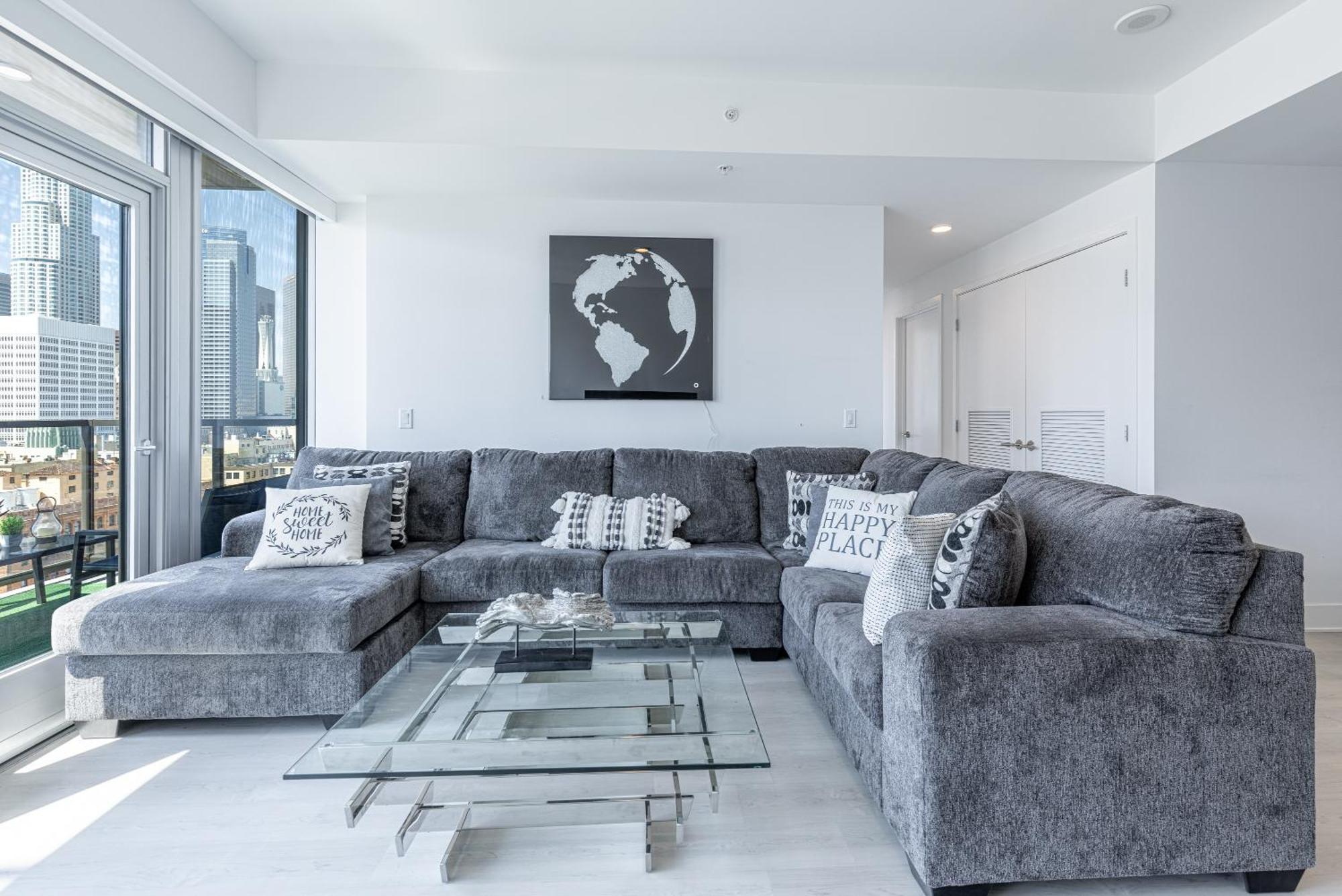 Top Floor 3 Bed 3 Bath Penthouse Living In Luxury Los Angeles Eksteriør billede